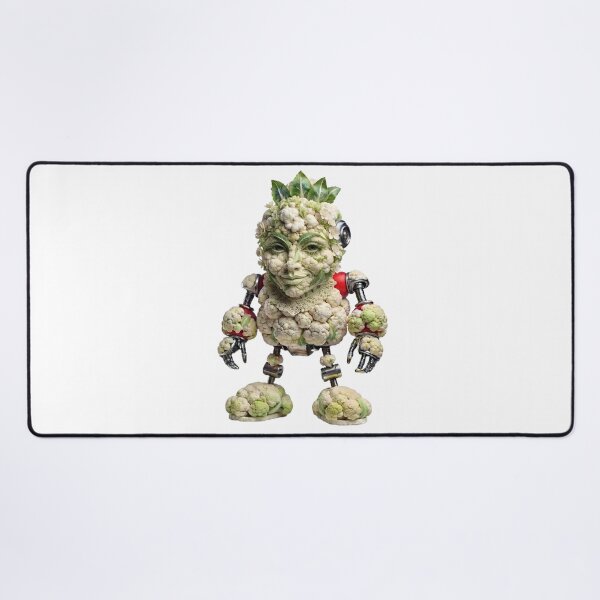 Item preview, Caulibot Cute Cauliflower Cyborg Robot designed and sold by Sem Bregs.