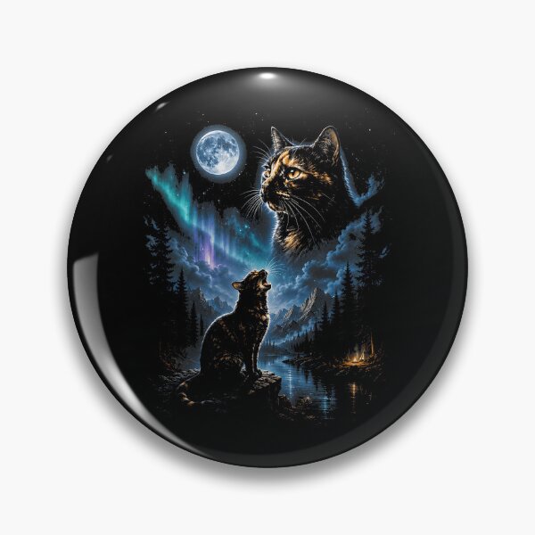 Item preview, Tortoiseshell Cat Howling At Moon designed and sold by veroniaarafik.