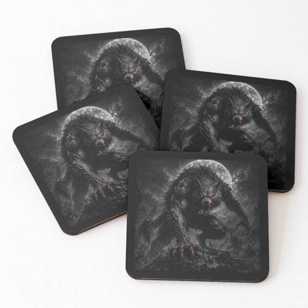 Item preview, Werewolf Halloween Art – Dark Wolf Monster Horror Design designed and sold by SMARTKIT  DESIGNAGENCY.
