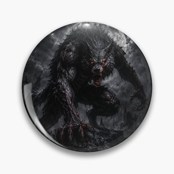 Item preview, Werewolf Halloween Art – Dark Wolf Monster Horror Design designed and sold by SMARTKIT  DESIGNAGENCY.