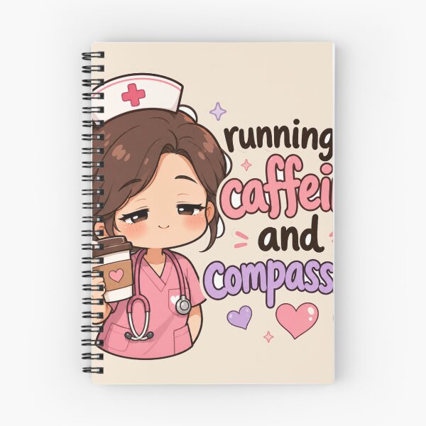 Item preview, Cute Kawaii Nurse Coffee Caffeine Compassion Funny Gift designed and sold by Arobinoz.