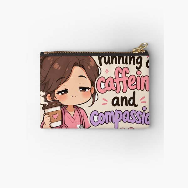 Item preview, Cute Kawaii Nurse Coffee Caffeine Compassion Funny Gift designed and sold by Arobinoz.