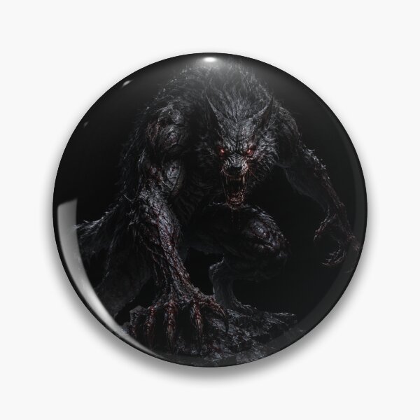 Item preview, Werewolf Halloween Art – Dark Wolf Monster Horror Design designed and sold by SMARTKIT  DESIGNAGENCY.