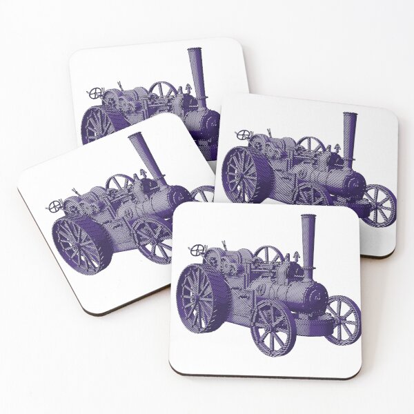 Item preview, Steam Tractor | Vintage Engineering Illustration Poste designed and sold by brucebrazil.