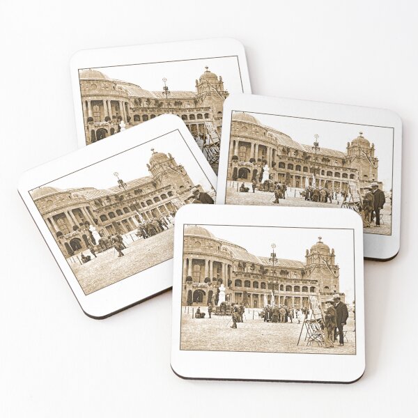 Item preview, Paris, France, October 4, 1903, Palais du Trocadero, Visitors, Courtyard designed and sold by AMacGPhilly.
