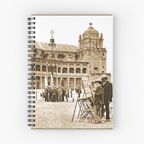 Item preview, Paris, France, October 4, 1903, Palais du Trocadero, Visitors, Courtyard designed and sold by AMacGPhilly.