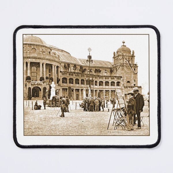 Item preview, Paris, France, October 4, 1903, Palais du Trocadero, Visitors, Courtyard designed and sold by AMacGPhilly.