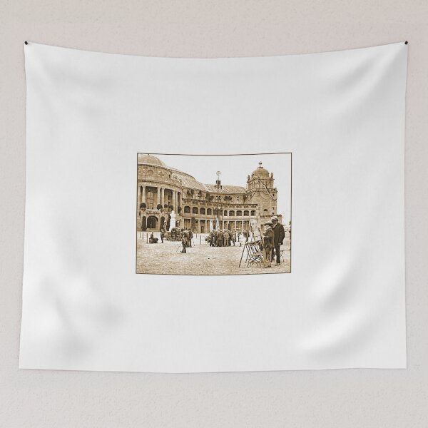 Item preview, Paris, France, October 4, 1903, Palais du Trocadero, Visitors, Courtyard designed and sold by AMacGPhilly.