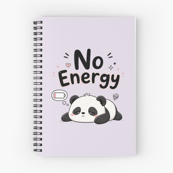 Item preview, No Energy Cute Kawaii Tired Character | Funny Low Battery Quote Design designed and sold by Sanika arts .