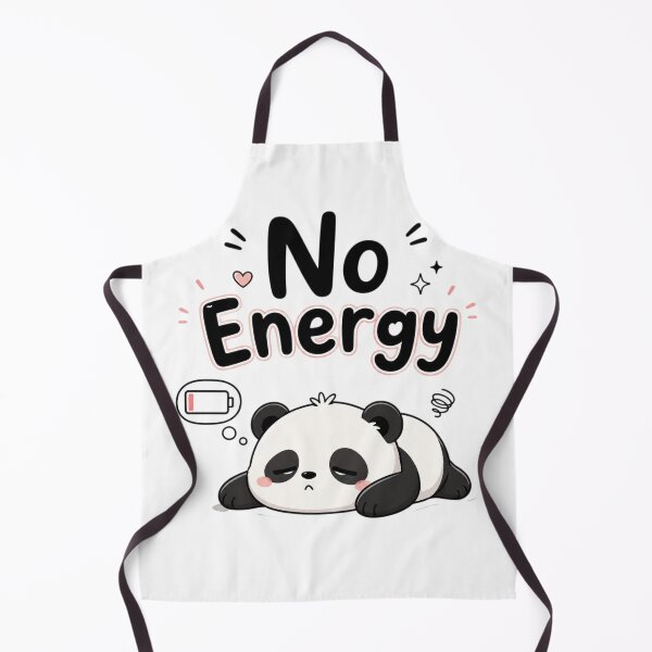 Item preview, No Energy Cute Kawaii Tired Character | Funny Low Battery Quote Design designed and sold by Sanika arts .
