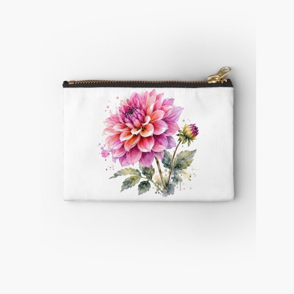 Item preview, Pink Dahlia Watercolor Floral Botanical Bloom designed and sold by Moizento.