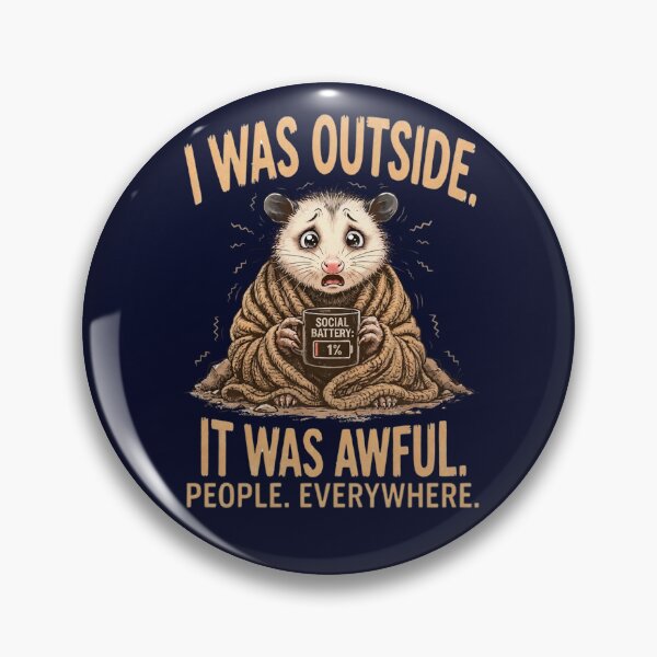 Item preview, Funny Opossum Design People Everywhere Introvert Graphic Comfort Colors Adult Sweatshirt designed and sold by GEM STYLE.