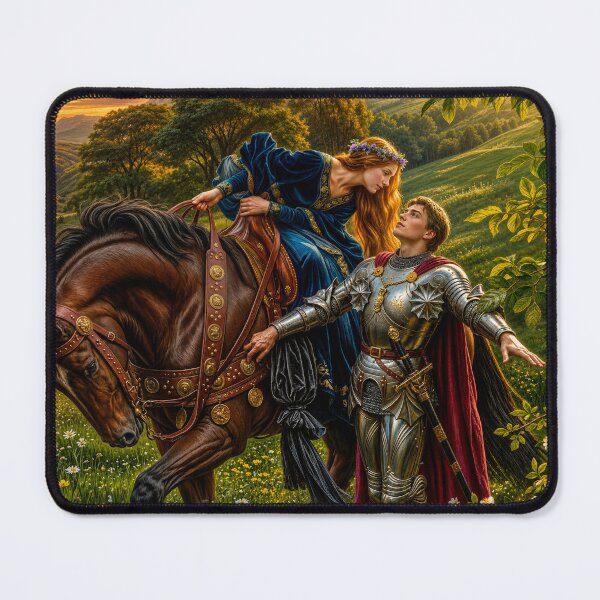 Item preview,  The Merciless Beauty/La Belle Dame sans Merci by Frank Dicksee Remastered designed and sold by BubaArt.