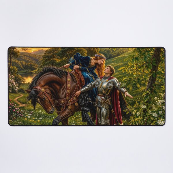 Item preview, The Merciless Beauty/La Belle Dame sans Merci by Frank Dicksee Remastered designed and sold by BubaArt.