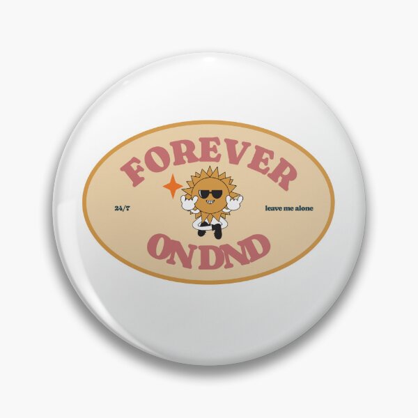 Item preview, Forever On DND Funny Patch designed and sold by byhannahbee.