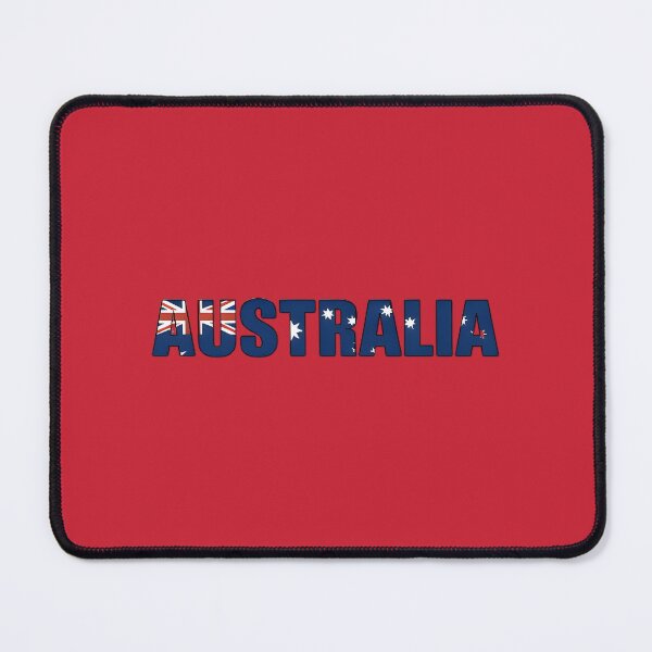 Artikelvorschau, Australia text with flag no background entworfen und verkauft von CreationsNicB.