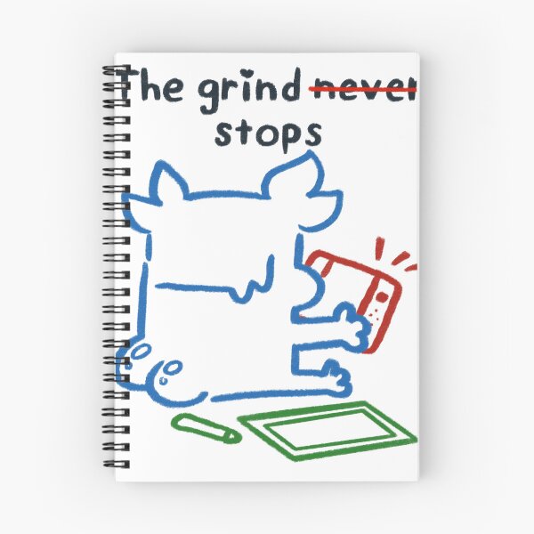 Item preview, The Grind Stops designed and sold by NubToons.