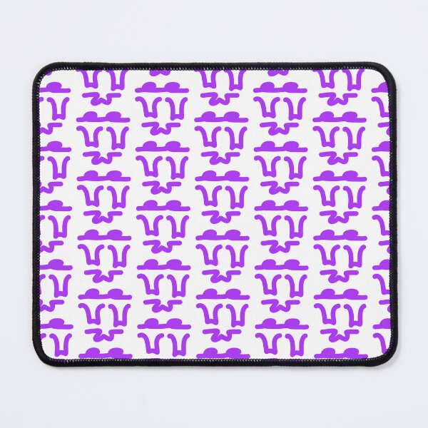 Item preview, Purple Abstract Doodle Face – Minimalist Modern Line Art designed and sold by felipemaldonadoart.