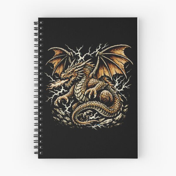 Item preview, Golden Fire Storm Dragon with Lightning designed and sold by SOUFIANE1991.