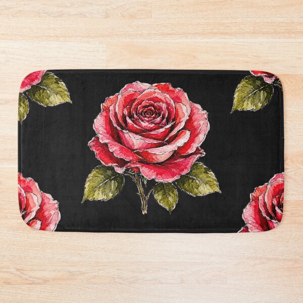 Item preview, Hand Drawn Rose Watercolor Botanical Floral Illustration designed and sold by ColorSplash123.