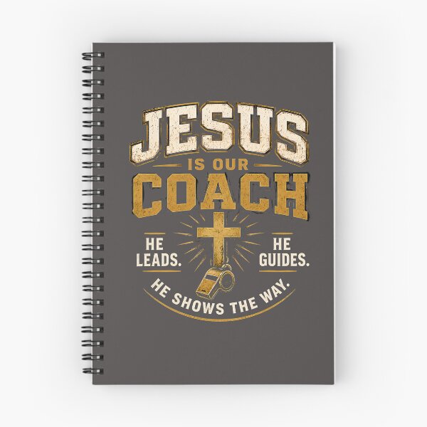 Item preview, Jesus Is Our Coach,  Christian Apparel  Lead with Faith. Follow Jesus. designed and sold by KINGDOM GOLD STUDIO.