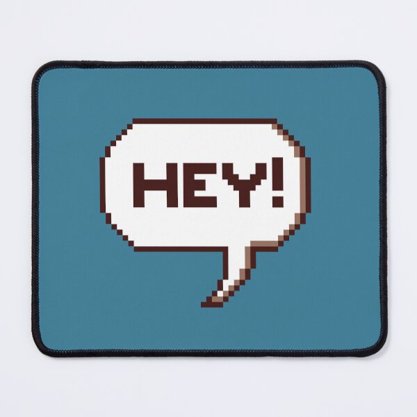 Item preview, Hey! - Pixel Comic Speech Bubble designed and sold by elizasunnycolor.
