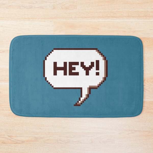 Item preview, Hey! - Pixel Comic Speech Bubble designed and sold by elizasunnycolor.