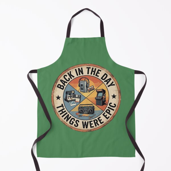 Item preview, Back In The Day Things Were Epic - Retro 80s & 90s Nostalgia designed and sold by InkWeaveShop.