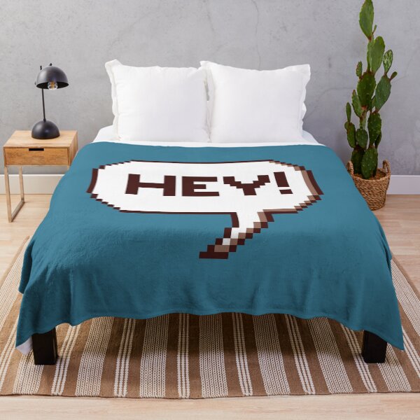 Item preview, Hey! - Pixel Comic Speech Bubble designed and sold by elizasunnycolor.