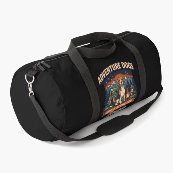 Item preview, Adventure Dogs – Camp More Bark More | Beagle Vintage Camping designed and sold by No Excuses Supply.