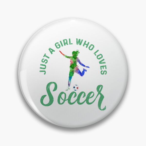 Item preview, Just a Girl Who Loves Soccer Football Girl Sports Fan Gift designed and sold by Rosaliartbook.
