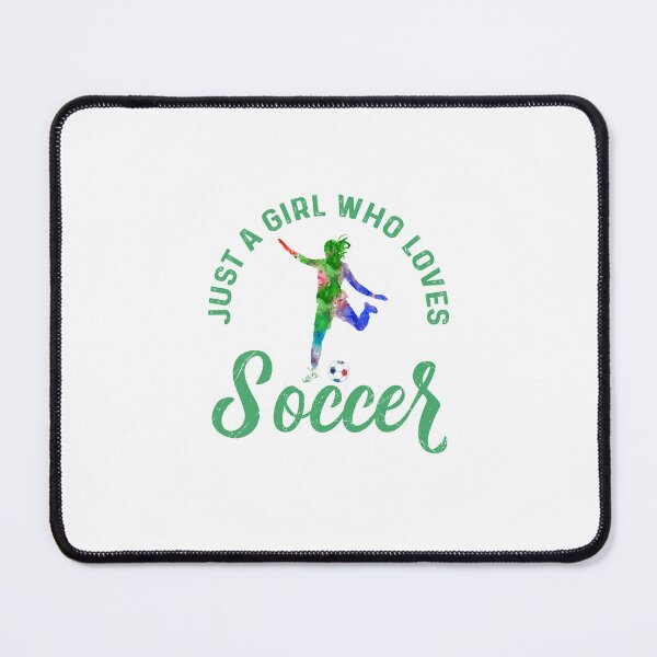 Item preview, Just a Girl Who Loves Soccer Football Girl Sports Fan Gift designed and sold by Rosaliartbook.