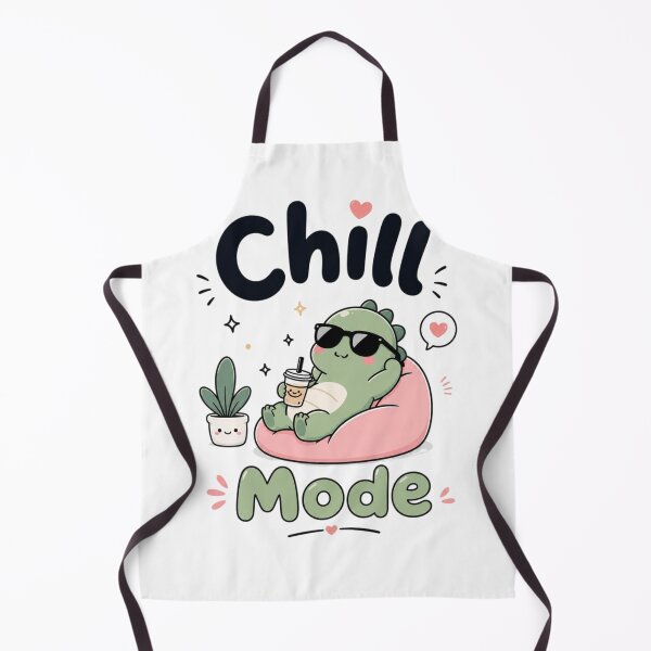Item preview, Chill Mode Cute Kawaii Dinosaur | Relaxed Aesthetic Funny Quote Sticker designed and sold by Sanika arts .