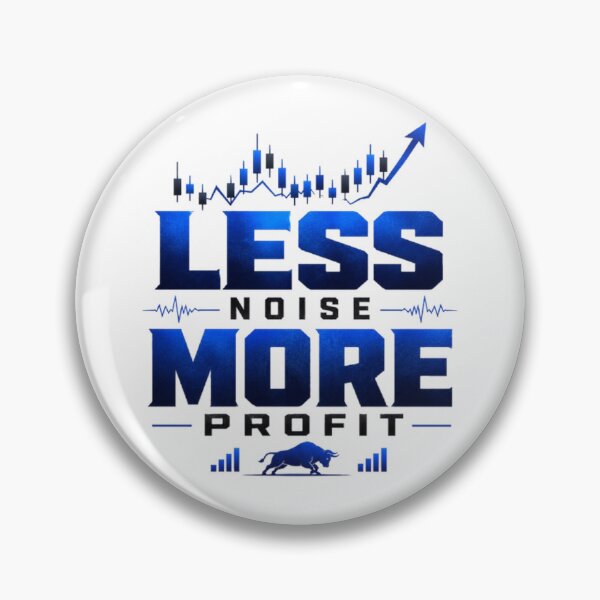 Item preview, Less Noise More Profit Trading Typography designed and sold by PipForgeStudio .