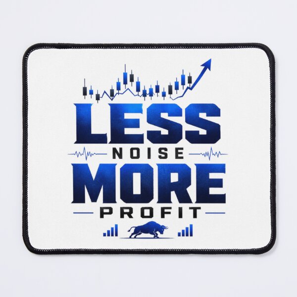Item preview, Less Noise More Profit Trading Typography designed and sold by PipForgeStudio .