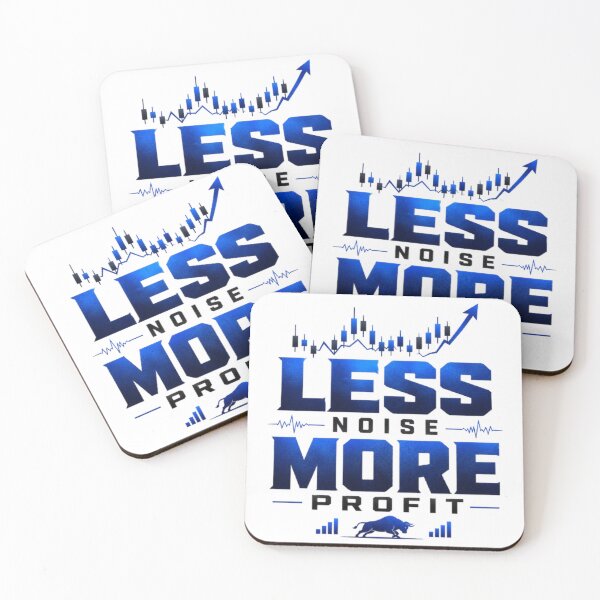 Item preview, Less Noise More Profit Trading Typography designed and sold by PipForgeStudio .