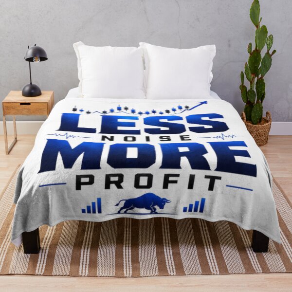 Item preview, Less Noise More Profit Trading Typography designed and sold by PipForgeStudio .