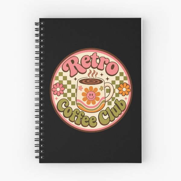 Item preview, Groovy Retro Coffee Club Badge  designed and sold by Sketchlegacy.