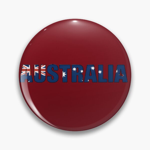 Artikelvorschau, Australia text with flag no background entworfen und verkauft von CreationsNicB.