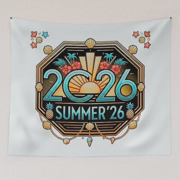 Item preview, Summer '26 Art Deco Tropical Gatsby Emblem designed and sold by Intelli-Punder.