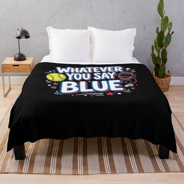 Item preview, Whatever You Say Blue Umpire Softball Baseball designed and sold by snowry.