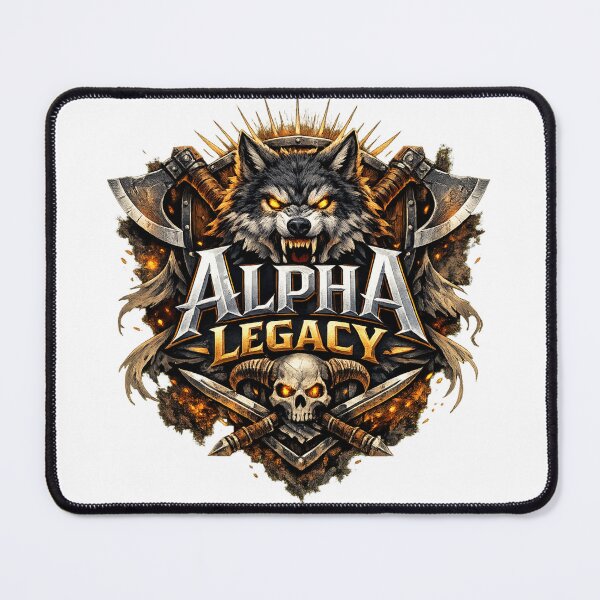 Item preview, Alpha Legacy Wolf Skull Warrior | Dark Fantasy Viking T-Shirt Design | Aggressive Wolf Gaming Graphic | Gothic Warrior PNG designed and sold by UrbanEchoHub.