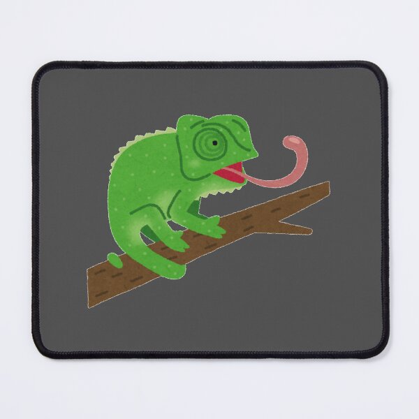 Item preview, Cute Chameleon on a Branch – Colorful Jungle Friend designed and sold by velorea.