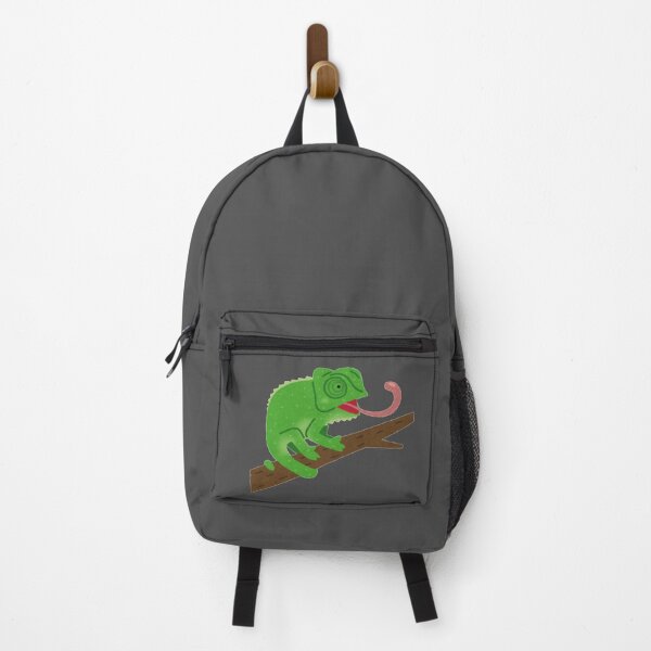 Item preview, Cute Chameleon on a Branch – Colorful Jungle Friend designed and sold by velorea.