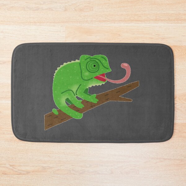 Item preview, Cute Chameleon on a Branch – Colorful Jungle Friend designed and sold by velorea.