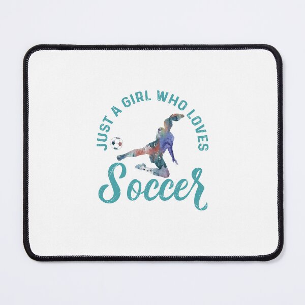 Item preview, Just a Girl Who Loves Soccer Football Girl Sports Fan Gift designed and sold by Rosaliartbook.