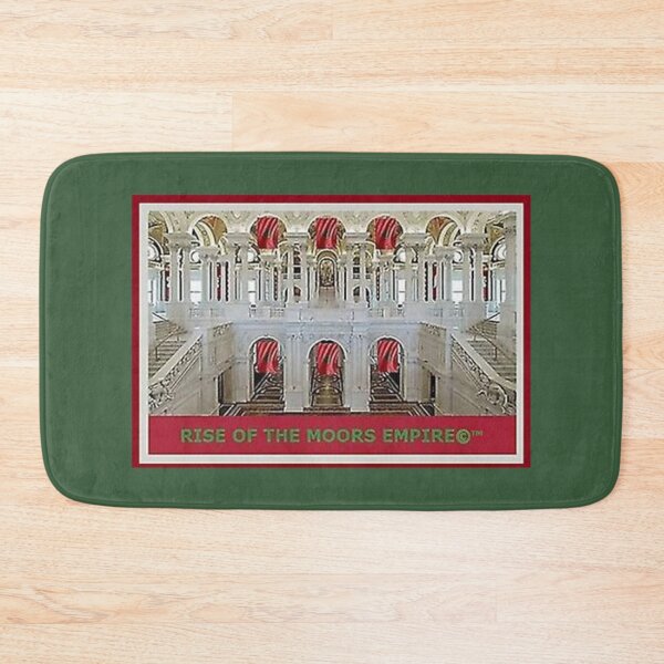 Item preview, Mu’ur (UM) Empire™ al-Benhadiel©™ design, Library of The Mu'urs, green background designed and sold by HardyKnitDesign.