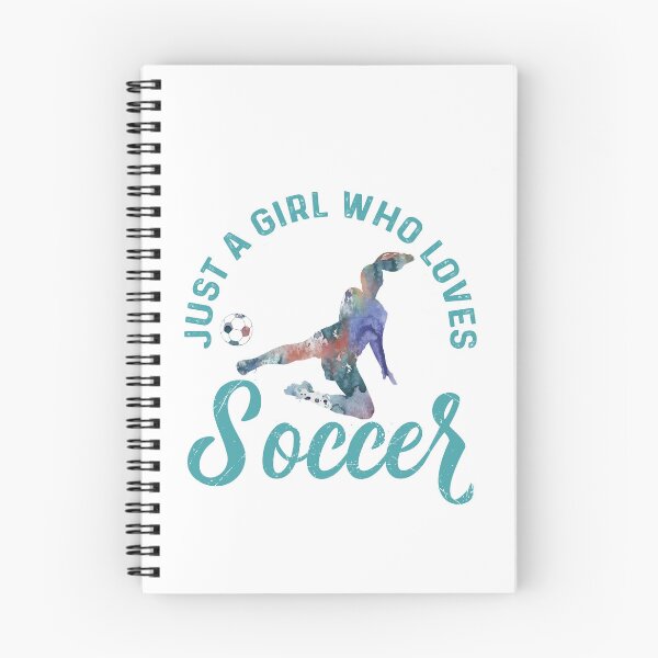 Item preview, Just a Girl Who Loves Soccer Football Girl Sports Fan Gift designed and sold by Rosaliartbook.