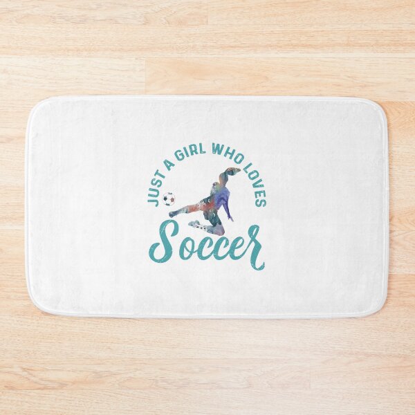 Item preview, Just a Girl Who Loves Soccer Football Girl Sports Fan Gift designed and sold by Rosaliartbook.