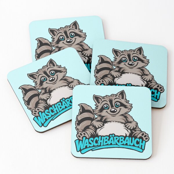 Item preview, Raccoon belly Funny raccoon saying designed and sold by Pommes im Bett.